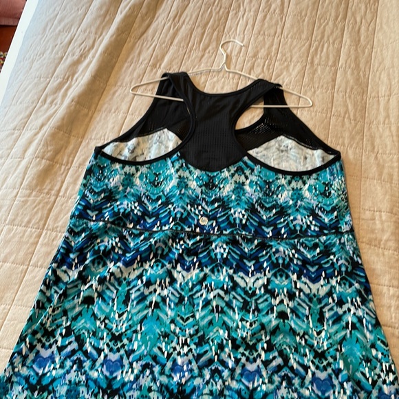 Blue / black athletic dress - Picture 4 of 5